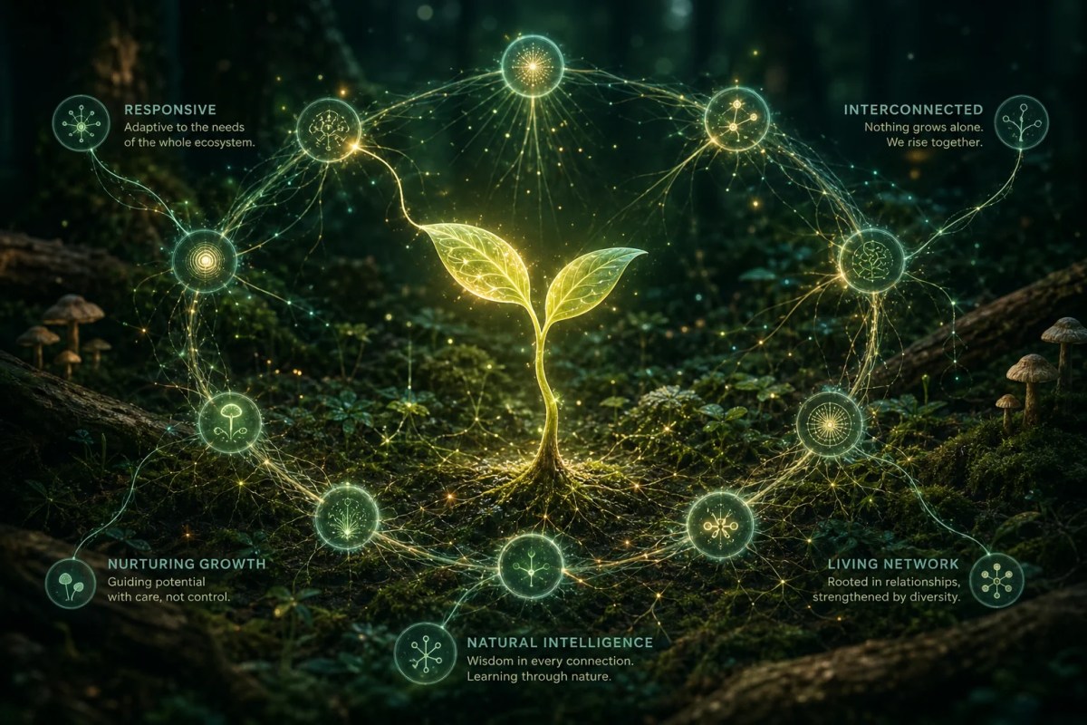 BC + AI community ecosystem graphic