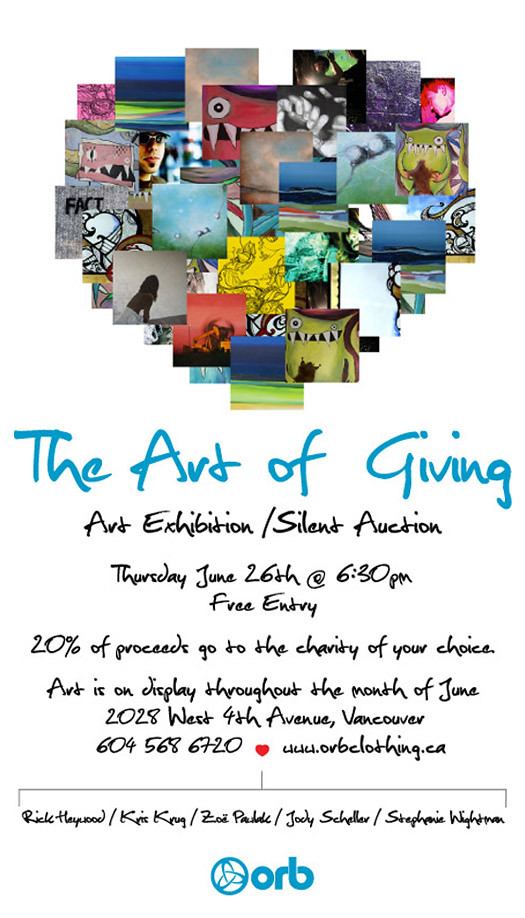 Photography Exhibition for Charity at Orb Gallery in Vancouver