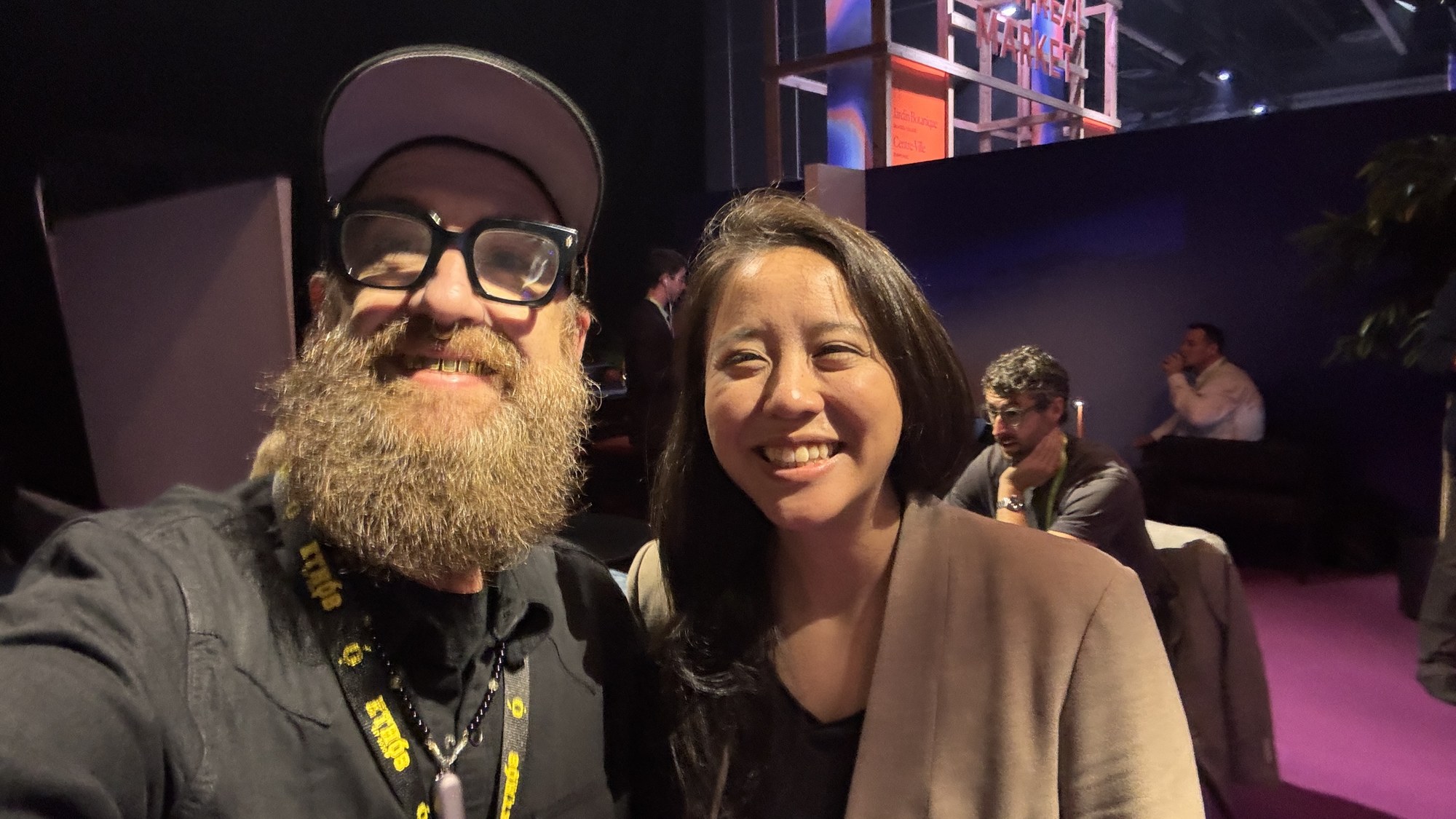 Kris Krüg and Dr. Angelica Lim together at ALL IN Montréal.